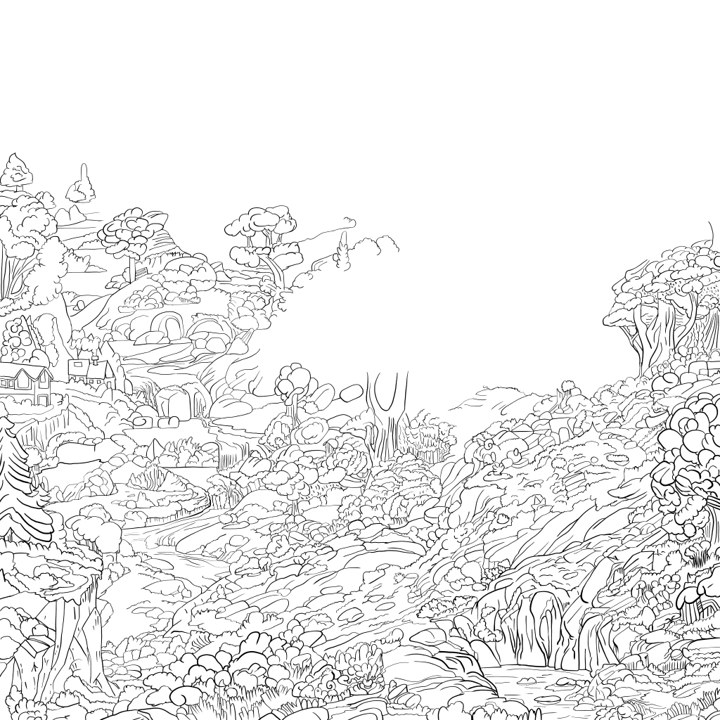 About halfway done with line work